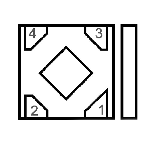 Корпус и распиновка компонента RP300K11BC