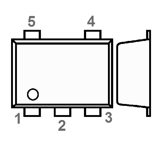 Корпус и распиновка компонента TAR5S40U