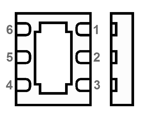 Корпус и распиновка компонента IXD3236G2DCER-G