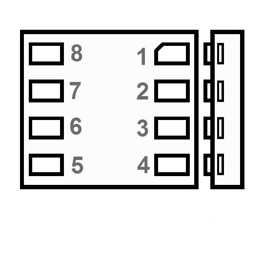 Корпус и распиновка компонента XC7WH126GD