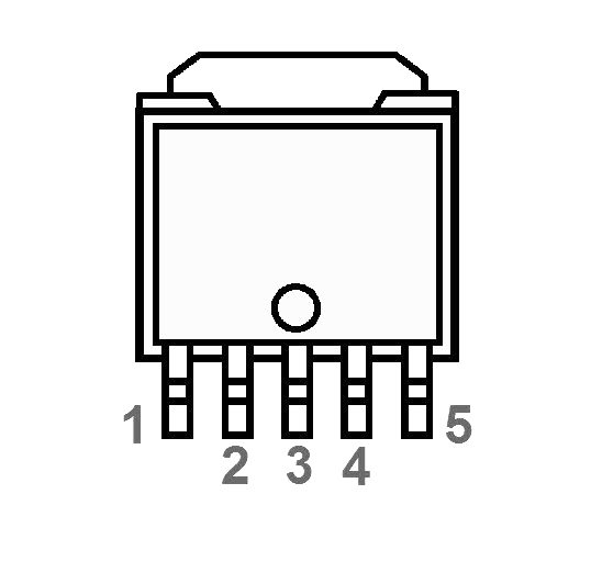 Корпус и распиновка компонента RP108J151B