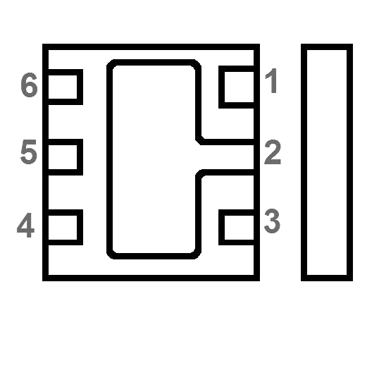 Корпус и распиновка компонента SiP21107DVP-30-E3