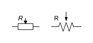 Схематическое обозначение резистора