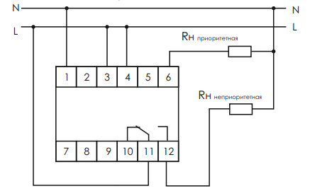 Схема включения для контроля тока до 5 А