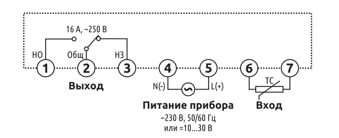 Схема подключения EMKO ESM-3710-N 