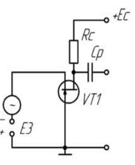 подключение полевого транзистора с общим затвором