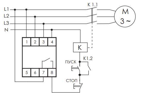 схема подключения CKF-B